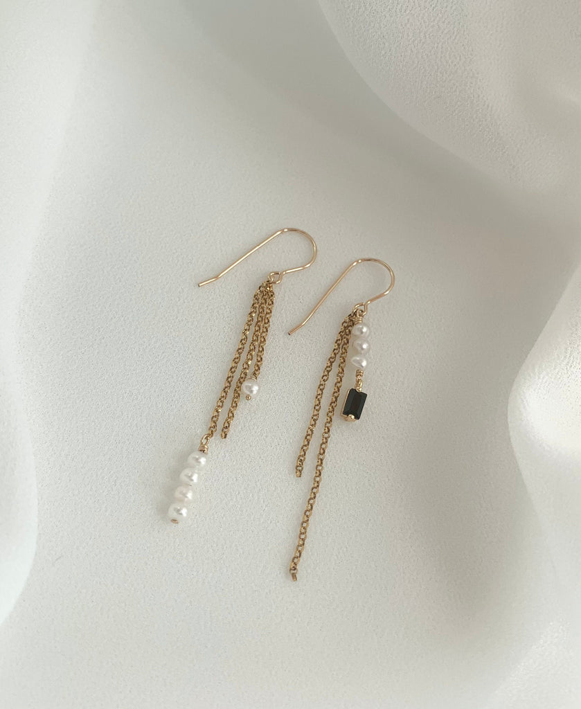 charlotte asymmetry earrings